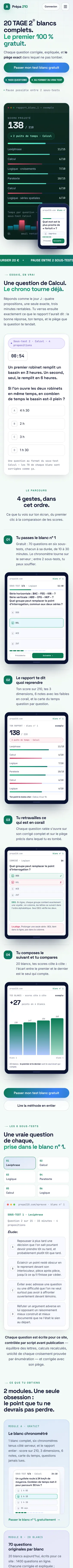 The same home page on a phone