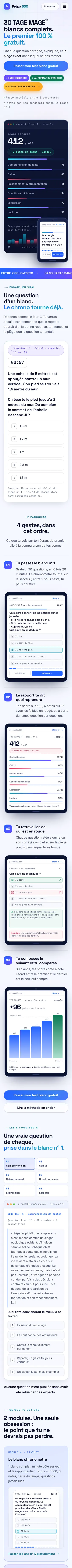The same home page on a phone
