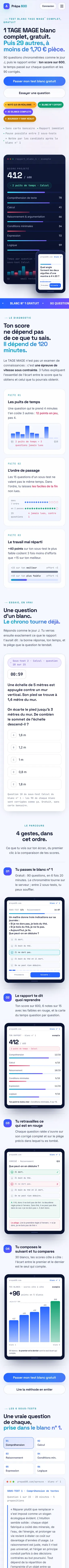 The same home page on a phone